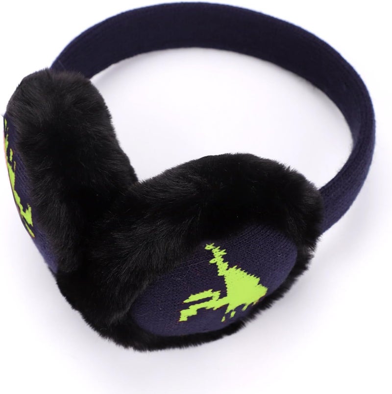 Ztl Kids Knit Earmuffs Soft Plush Ear Warmers Winter Outdoor Ear Muffs for Boys Girls - Image 5